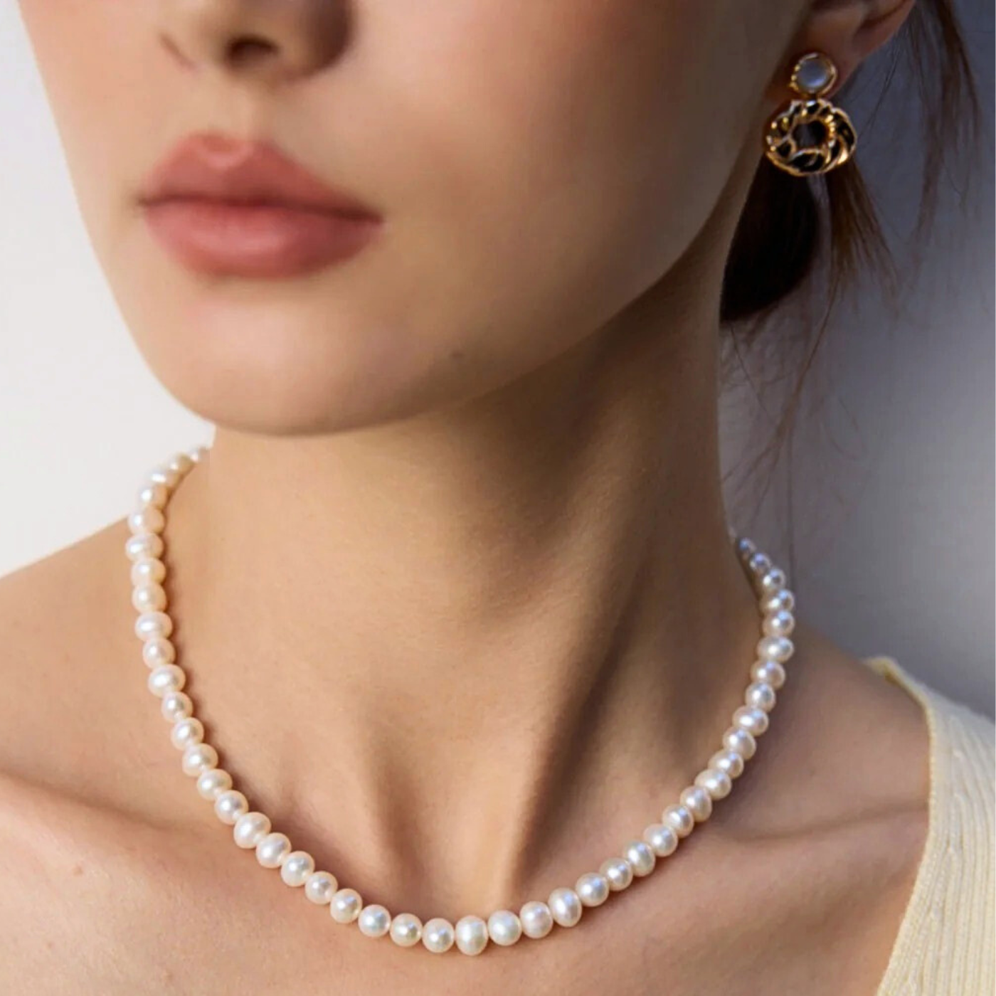 Classic Freshwater Pearl Strand Necklace