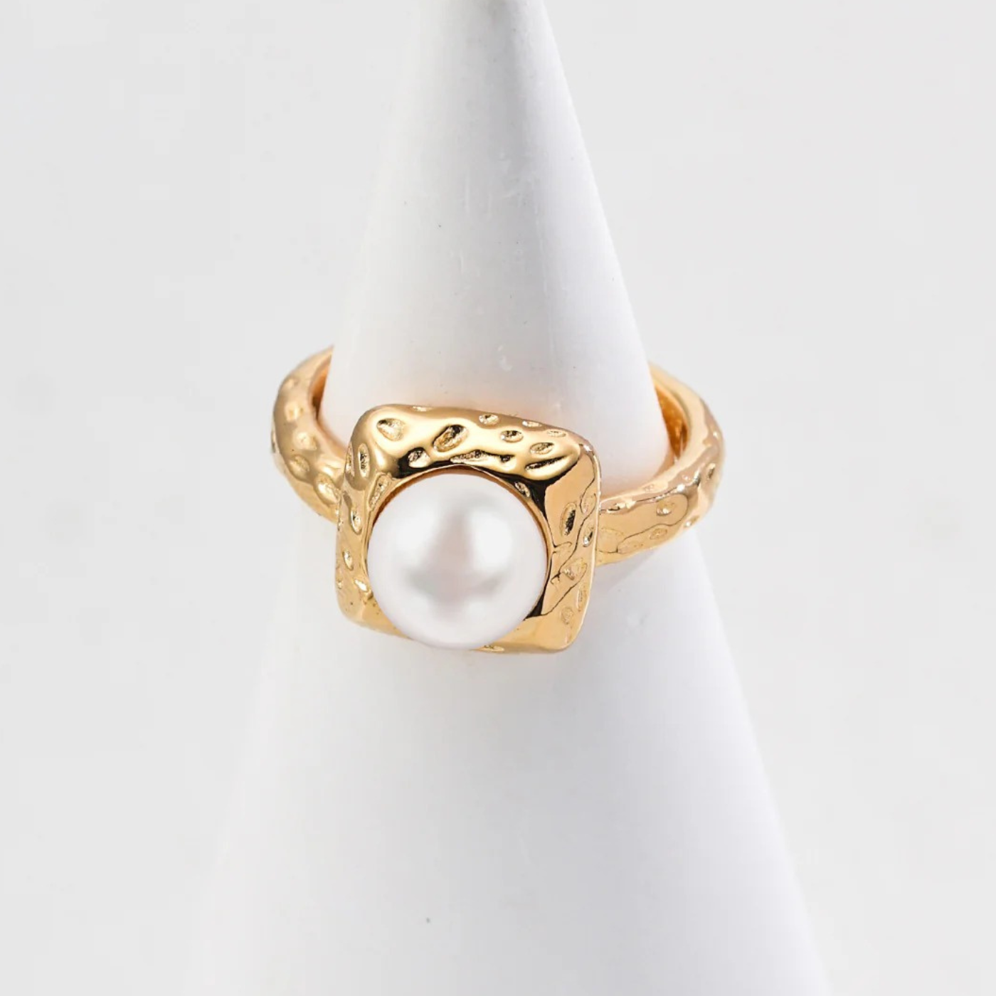 Baroque Pearl Sculpted Ring - S925 Silver