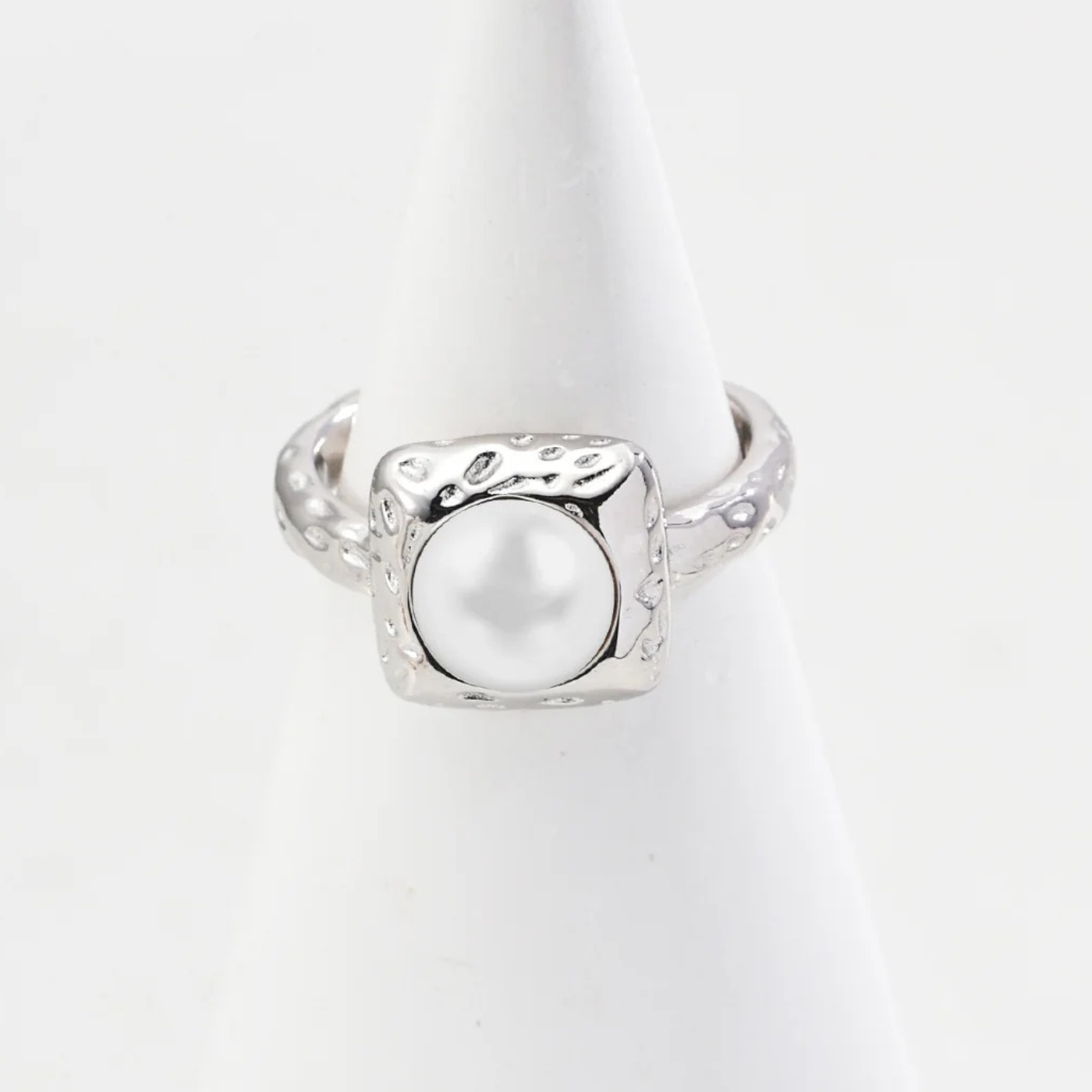 Baroque Pearl Sculpted Ring - S925 Silver