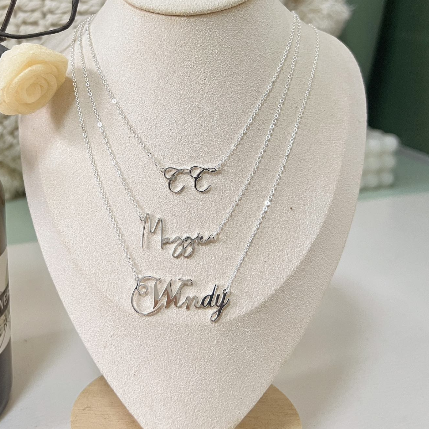 Custom Name Bracelet – S925 Sterling Silver 18K Gold Plated
