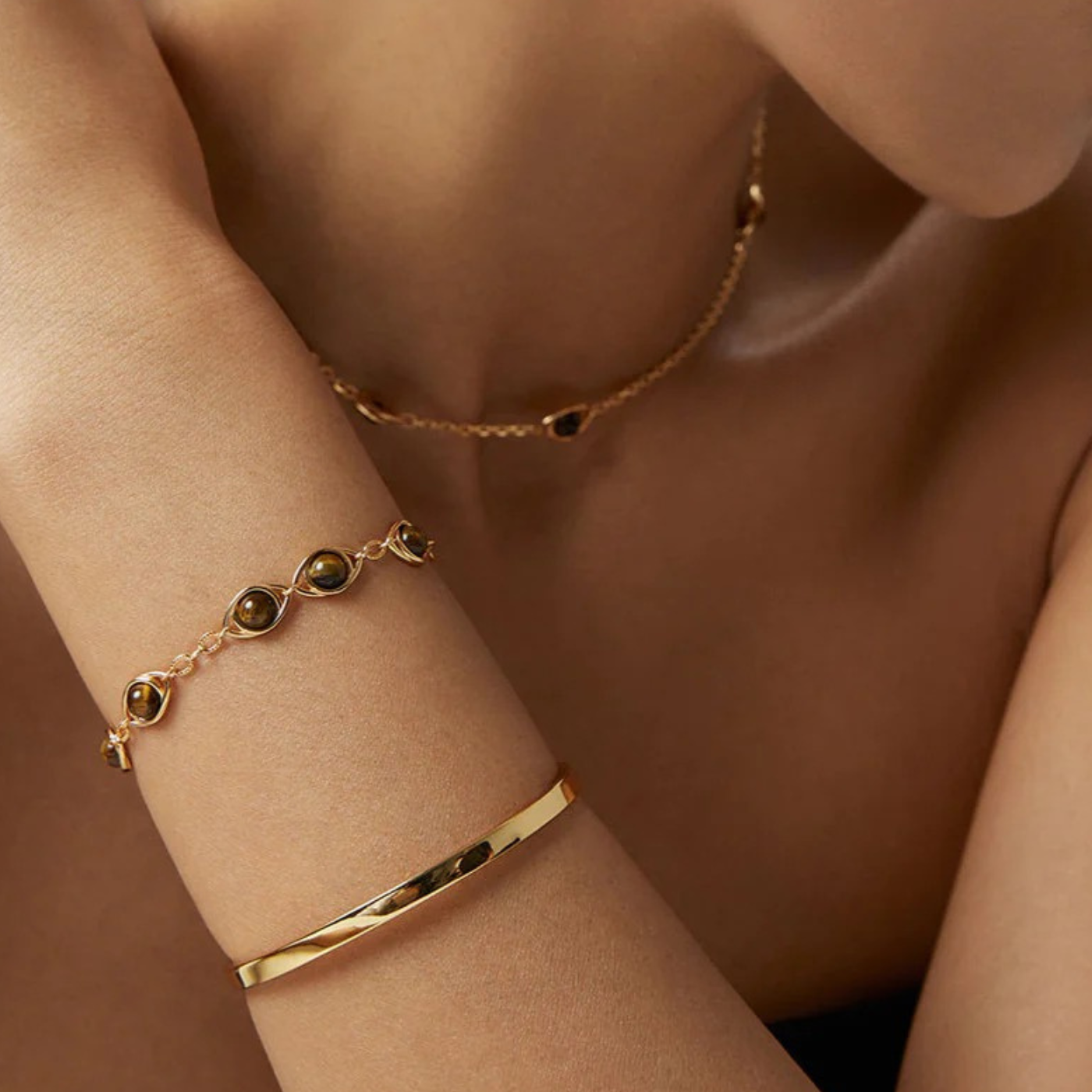 Polished Cuff Bracelet - S925 Sterling Silver Adjustable