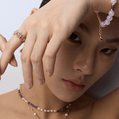 Filigree Ring – 18K Vintage Gold White Gold Plated S925 Silver - Beloved Moments Jewels & Co. Inc.