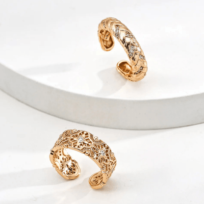 Vintage Zircon Ring - S925 Sterling Silver Adjustable - Beloved Moments Jewels & Co. Inc.