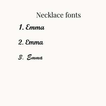 Custom Name Necklace – S925 Sterling Silver 18K Gold Plated