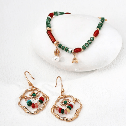 Vintage Pearl, Agate & Shell Bracelet - S925 Sterling Silver - Beloved Moments Jewels & Co. Inc.